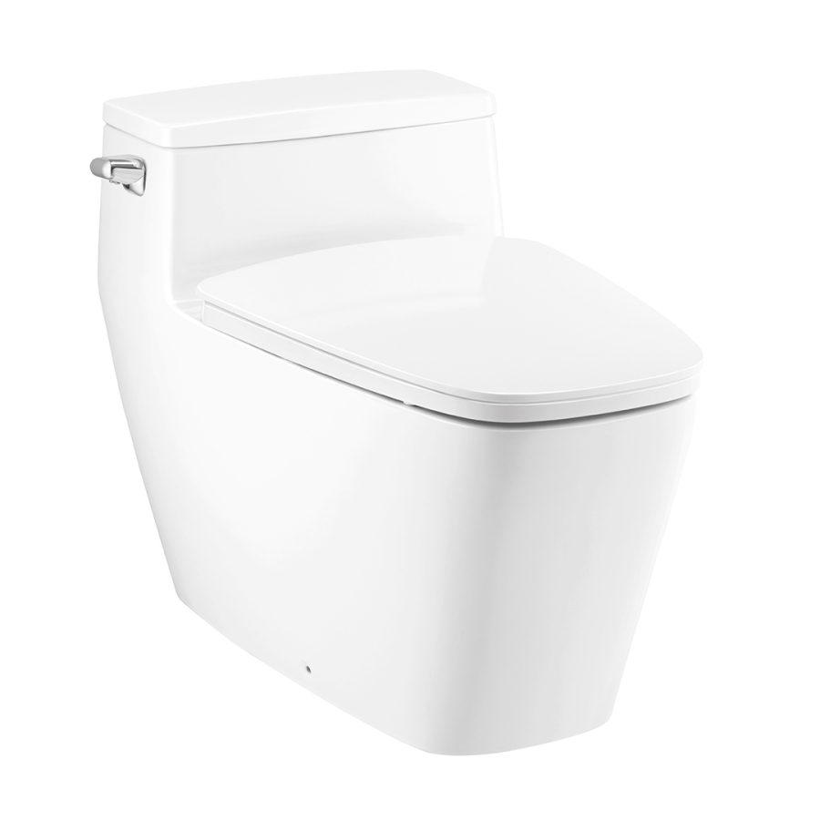 Bồn cầu 1 khối COTTO C101907 nắp êm dòng Hercules Curve