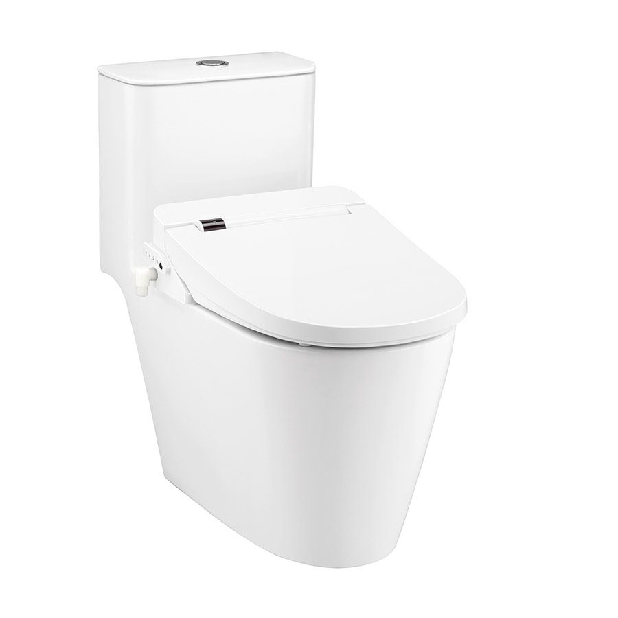 Bồn cầu 1 khối nắp điện tử COTTO C103327(CV4) Simply Connect