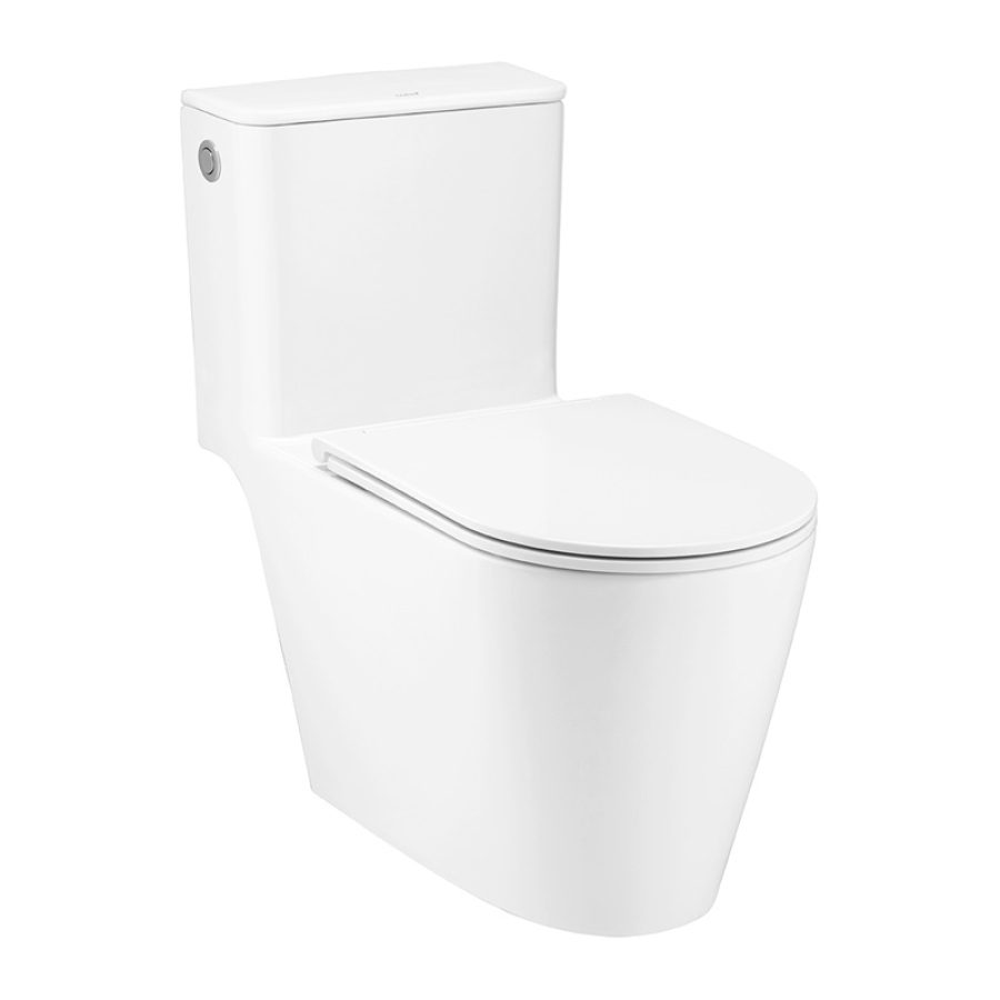 Bồn cầu 1 khối COTTO C103357 nắp êm dòng Simply Connect