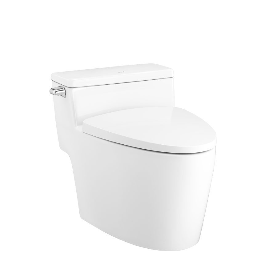 Bồn cầu 1 khối COTTO C105257 nắp êm dòng Riviera Pro