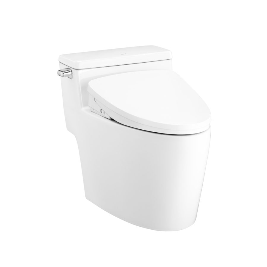 Bồn cầu 1 khối nắp điện tử COTTO C105267(CV10) Riviera Pro