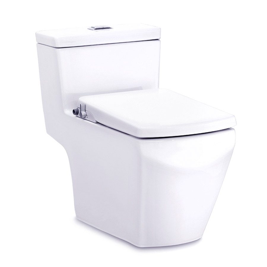 Bồn cầu 1 khối nắp rửa cơ COTTO C107127(CN) Grand Tetragon