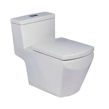 Bồn cầu 1 khối COTTO C10717 nắp êm