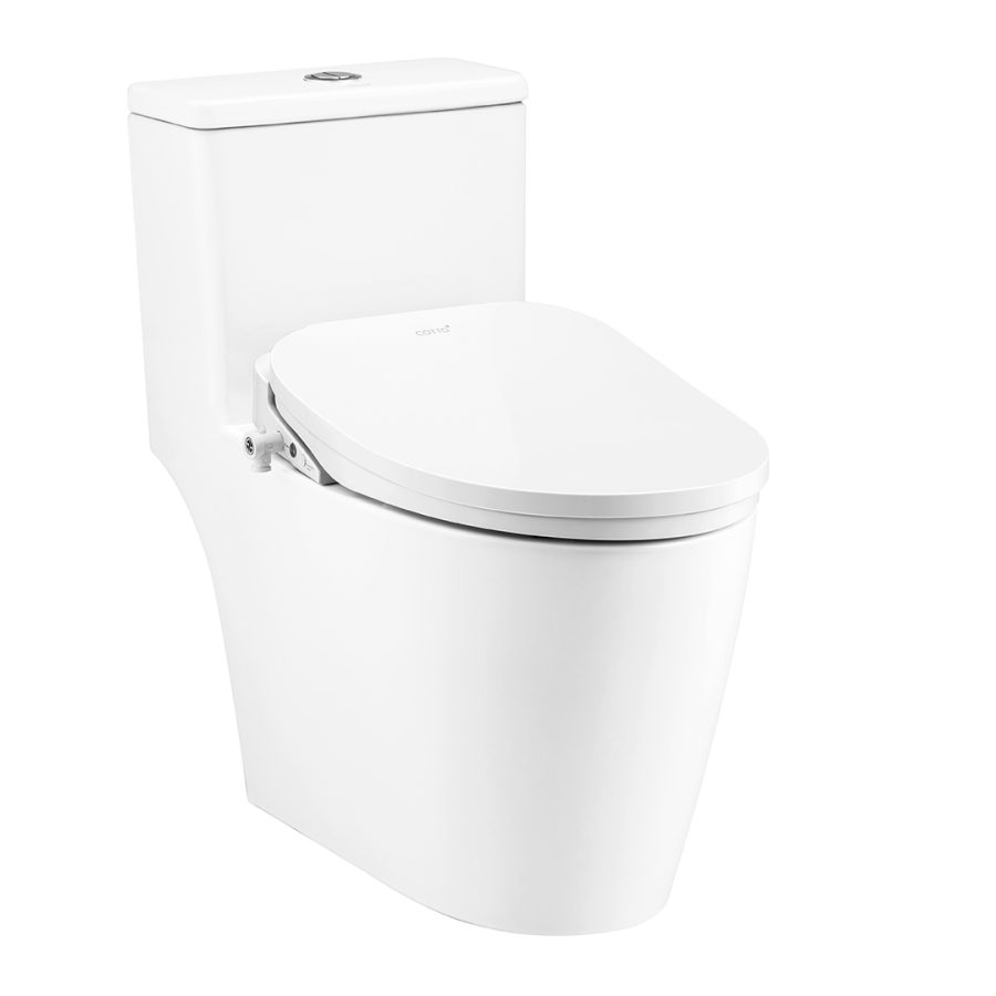 Bồn cầu 1 khối nắp điện tử COTTO C110507(CV5) Harmony