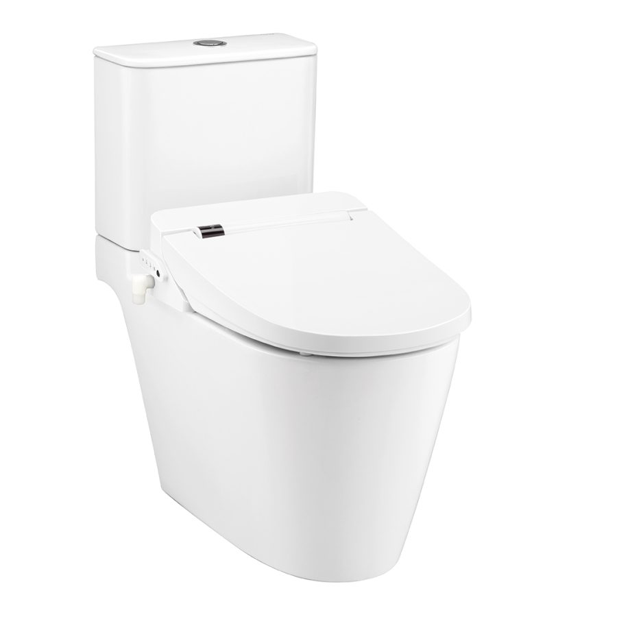 Bồn cầu 2 khối nắp điện tử COTTO C125317(CV4) Simply Connect