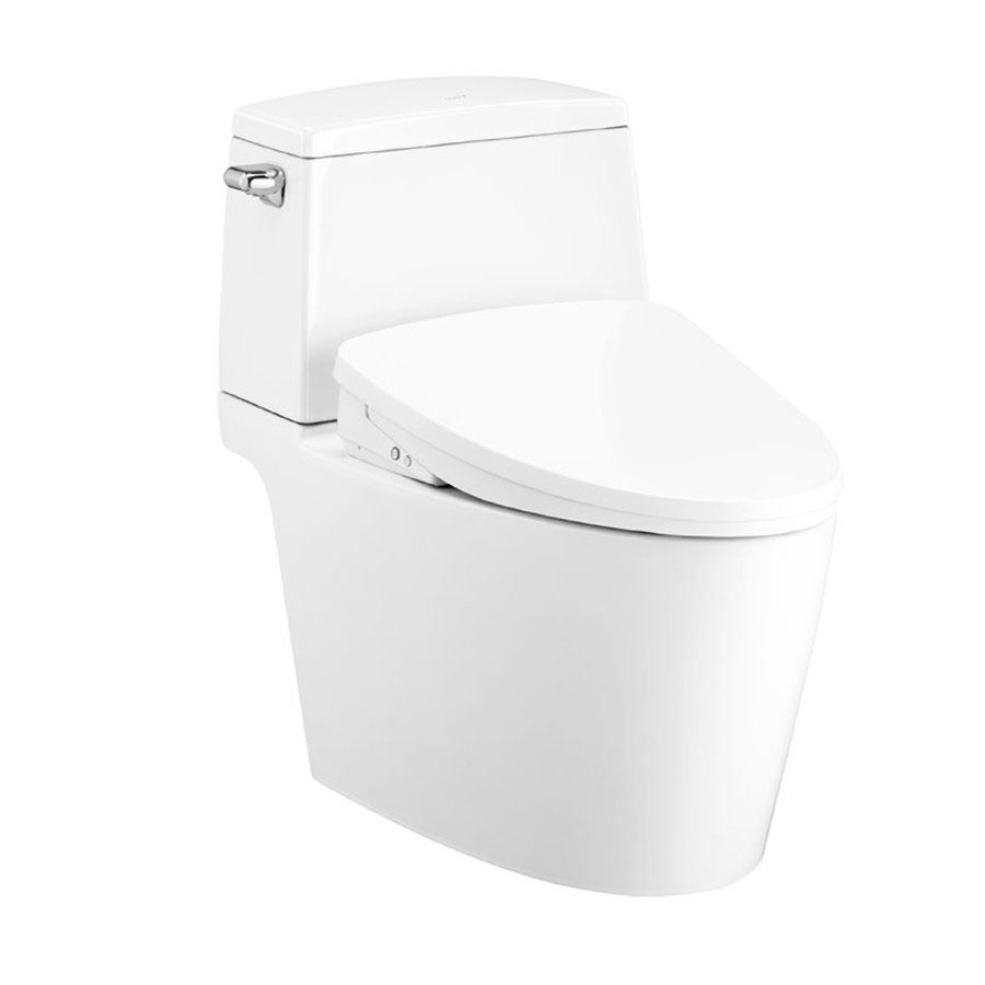 Bồn cầu 2 khối nắp điện tử COTTO C13547(CV10) Riviera Pro