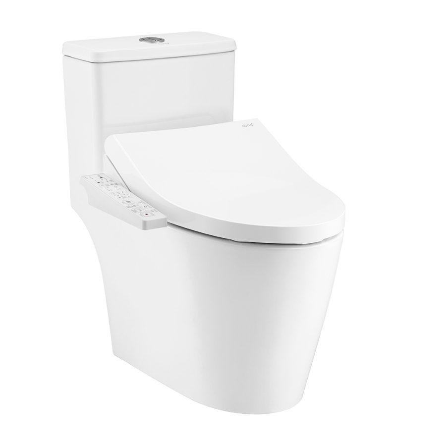 Bồn cầu 2 khối nắp điện tử COTTO C167507(CV3) Harmony