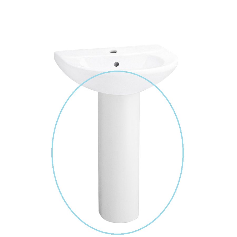 Chân chậu lavabo dài COTTO C411