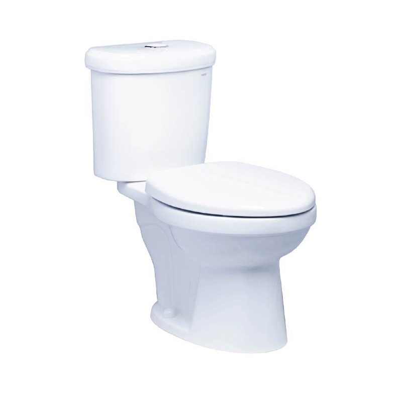 Bồn cầu 2 khối Caesar CD1338 nắp thường
