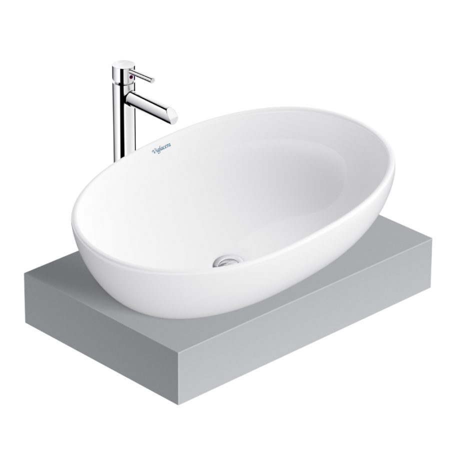 Chậu lavabo đặt bàn Viglacera CD15