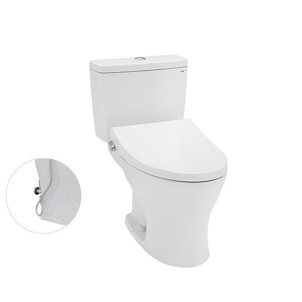Bồn cầu TOTO CS735DE4 2 khối nắp rửa cơ TCW1211A