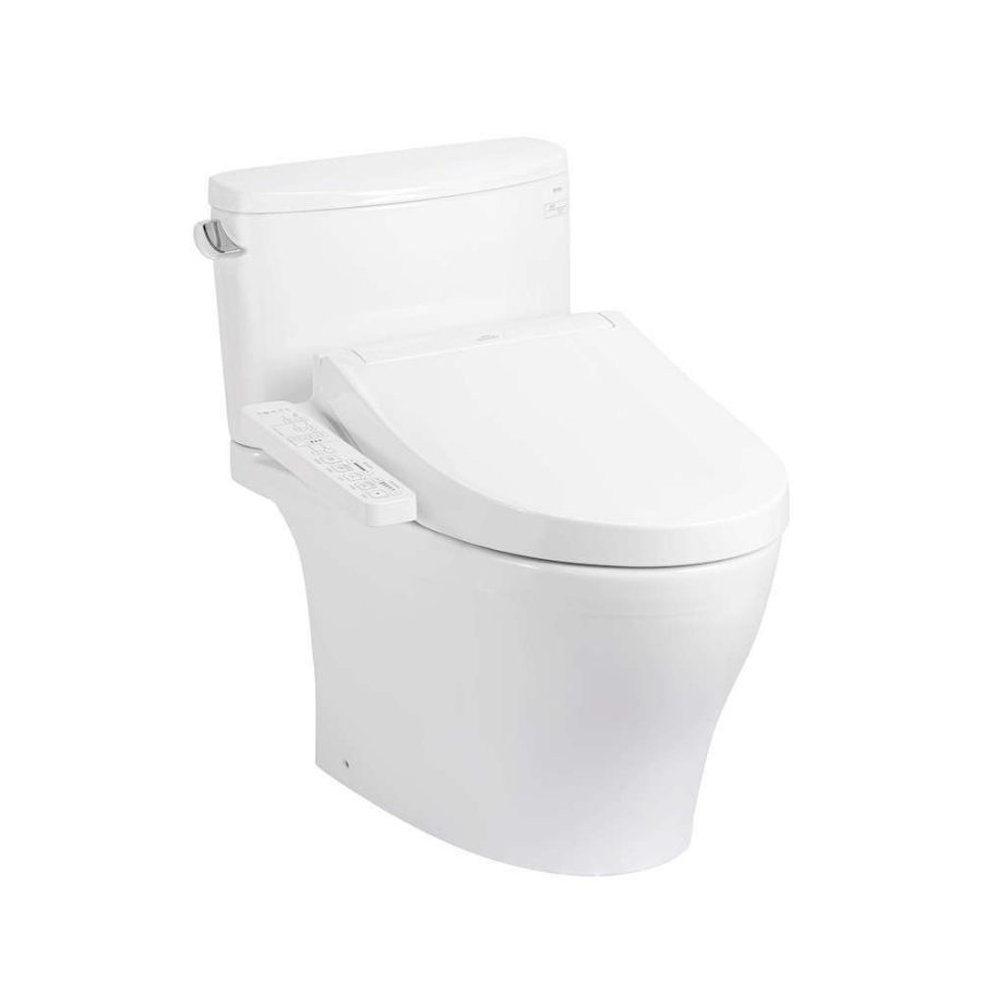 Bồn cầu TOTO CS767CRW17 2 khối nắp điện tử Washlet C2 TCF23460AAA giấu dây