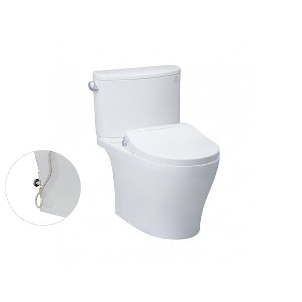 Bồn cầu TOTO CS767RE2 2 khối nắp rửa cơ TCW07S