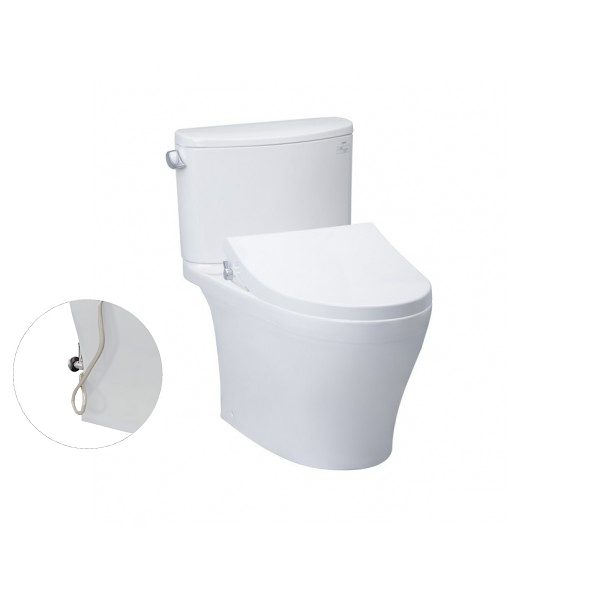 Bồn cầu TOTO CS767RE4 2 khối nắp rửa cơ TCW1211A