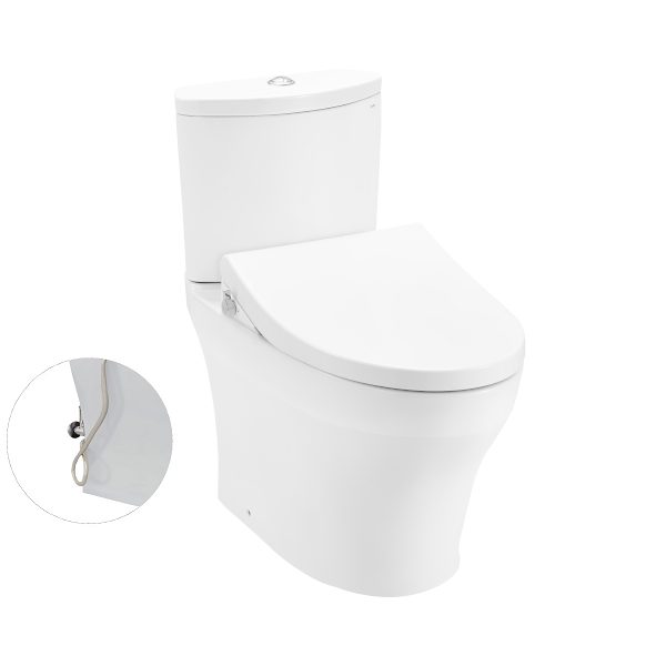 Bồn cầu TOTO CS838DE4 2 khối nắp rửa cơ TCW1211A