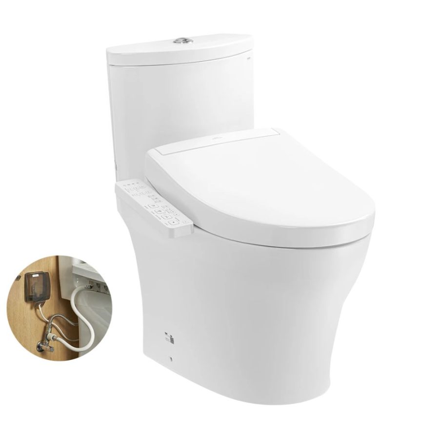 Bồn cầu TOTO CS838DW24 2 khối nắp điện tử Washlet S2 TCF33461GAA