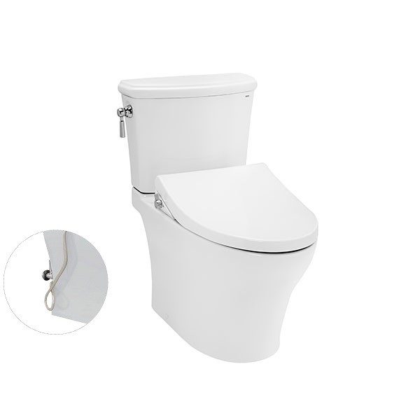 Bồn cầu TOTO CS986GE4 2 khối nắp rửa cơ TCW1211A