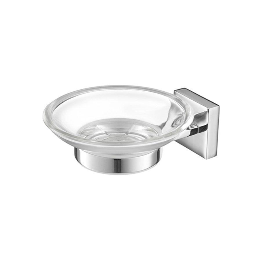 Lô xà bông COTTO CT0215(HM) Cube kèm theo khay thủy tinh