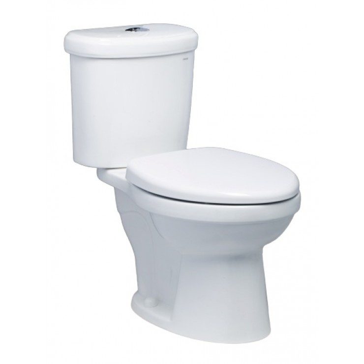 Bồn cầu 2 khối Caesar CT1338 nắp thường