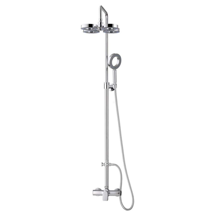 Bộ sen cây COTTO CT2072W nóng lạnh 4 vòng tròn
