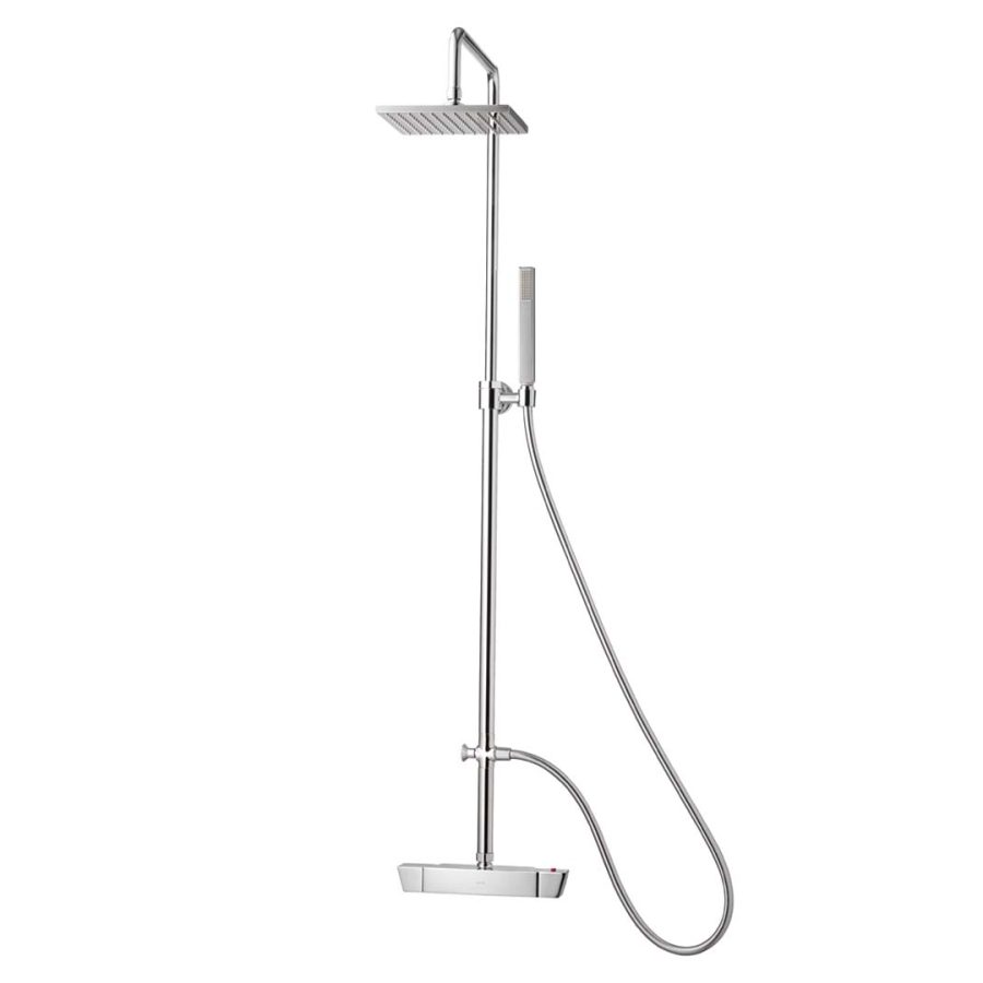 Bộ sen cây COTTO CT2085W nhiệt độ nóng lạnh bát vuông Square