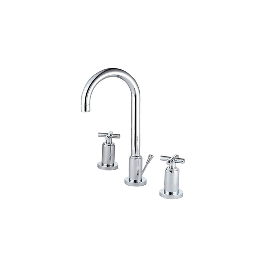 Vòi chậu lavabo COTTO CT238YC16 nóng lạnh 3 lỗ Cross