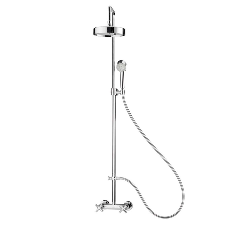 Bộ sen cây COTTO CT276C16WS nóng lạnh bát tròn