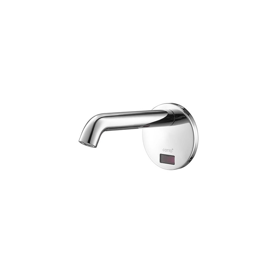 Vòi chậu lavabo COTTO CT538DC cảm ứng lạnh gắn tường (dùng pin)