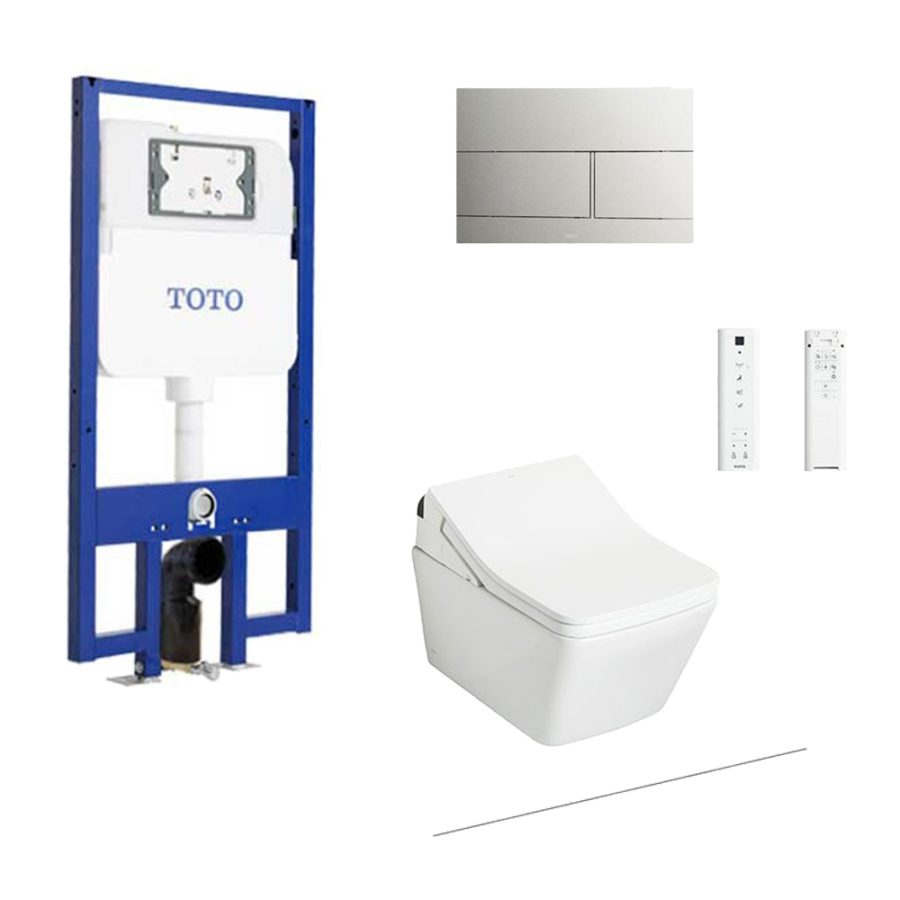 Bồn cầu treo tường điện tử SX (giấu dây) xả tự động TOTO CW522EA/TCF797C2Z/WH172AAT/MB171M#SS