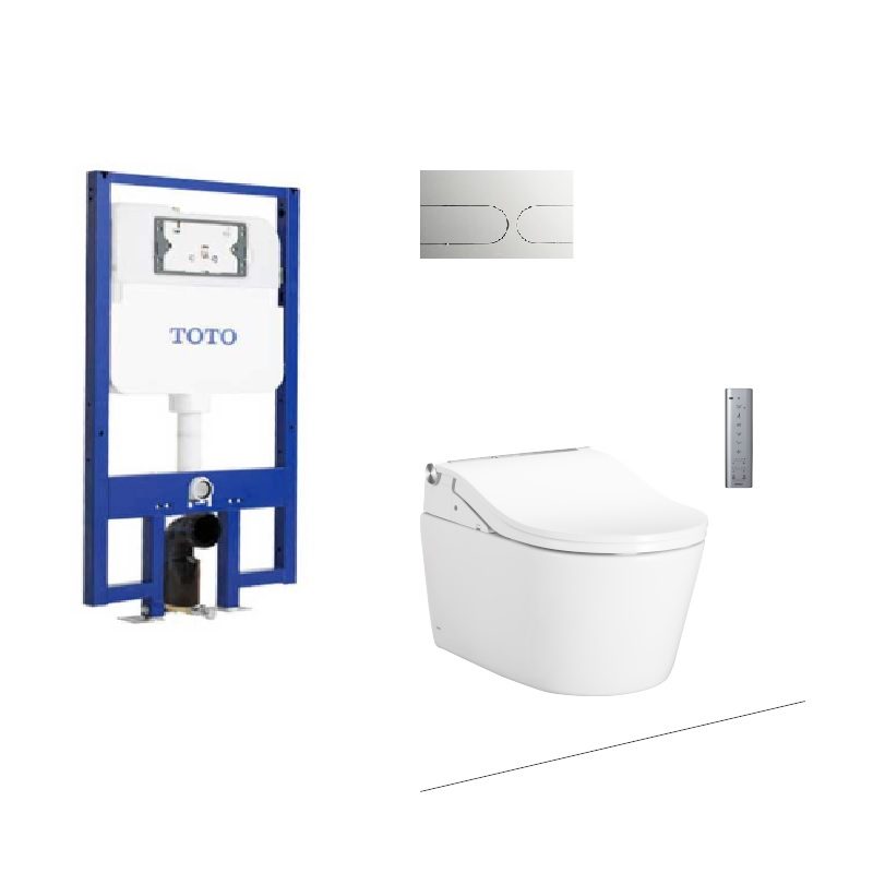 Bồn cầu treo tường điện tử RW (giấu dây) xả tự động TOTO CW542HME5U/TCF802C2Z/WH172AAT/MB175M#SS