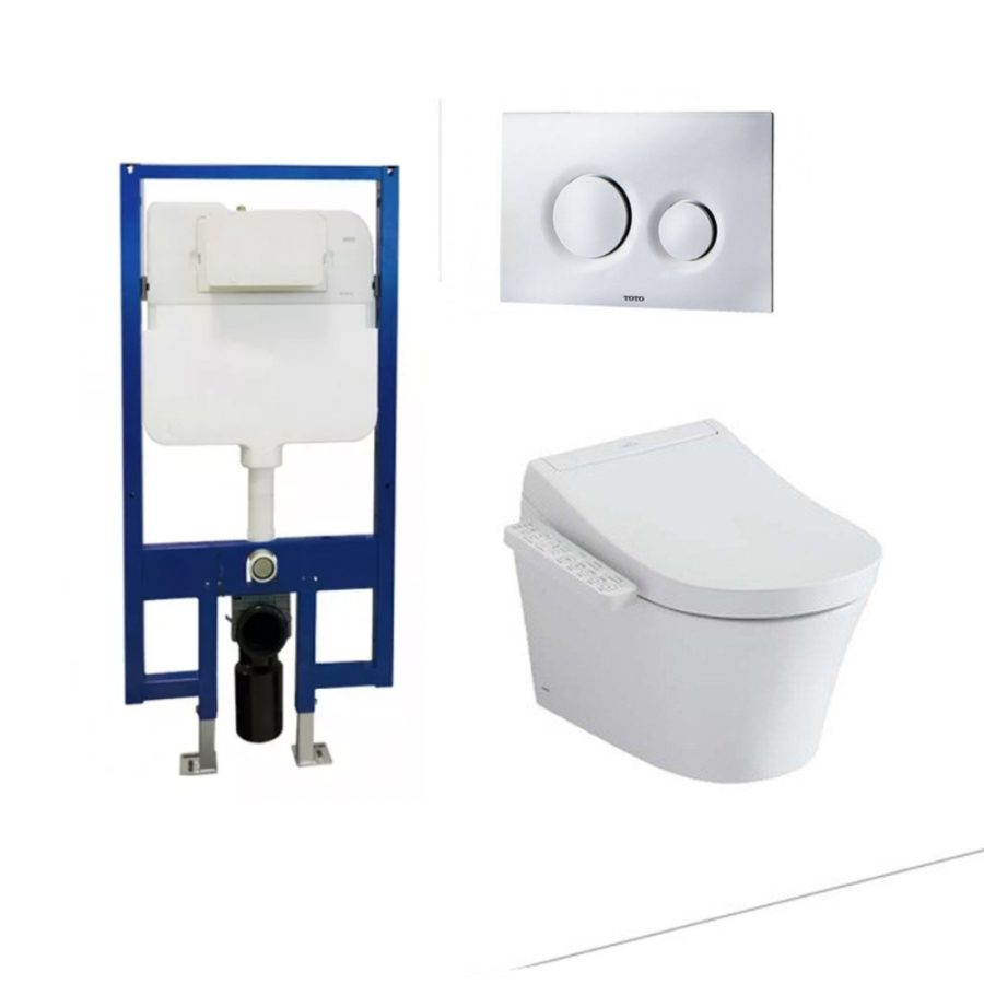 Bồn cầu treo tường điện tử TOTO CW553/TCF33320GAA/WH172A/MB174P#SS