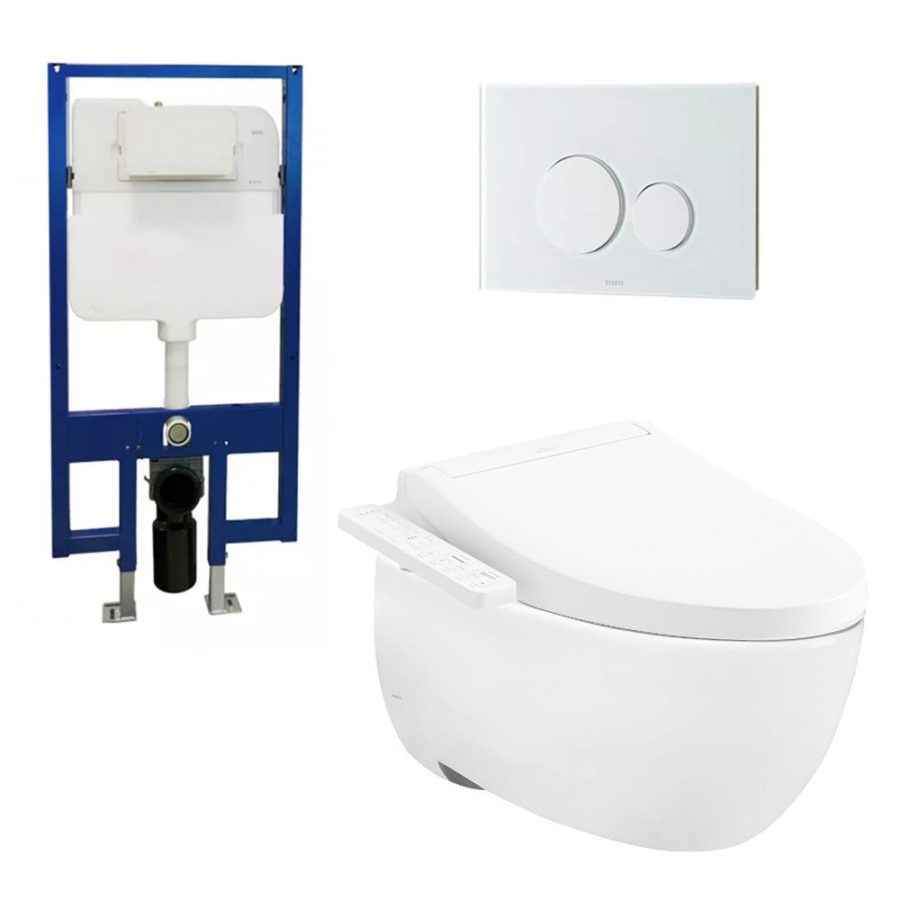 Bồn cầu treo tường điện tử TOTO CW812RA/TCF23410AAA/WH172A/MB176G#WH