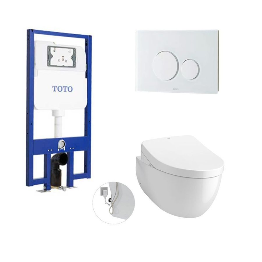 Bồn cầu treo tường LP điện tử S7 TOTO CW812RA/TCF4911Z/WH172A/MB176G#WH