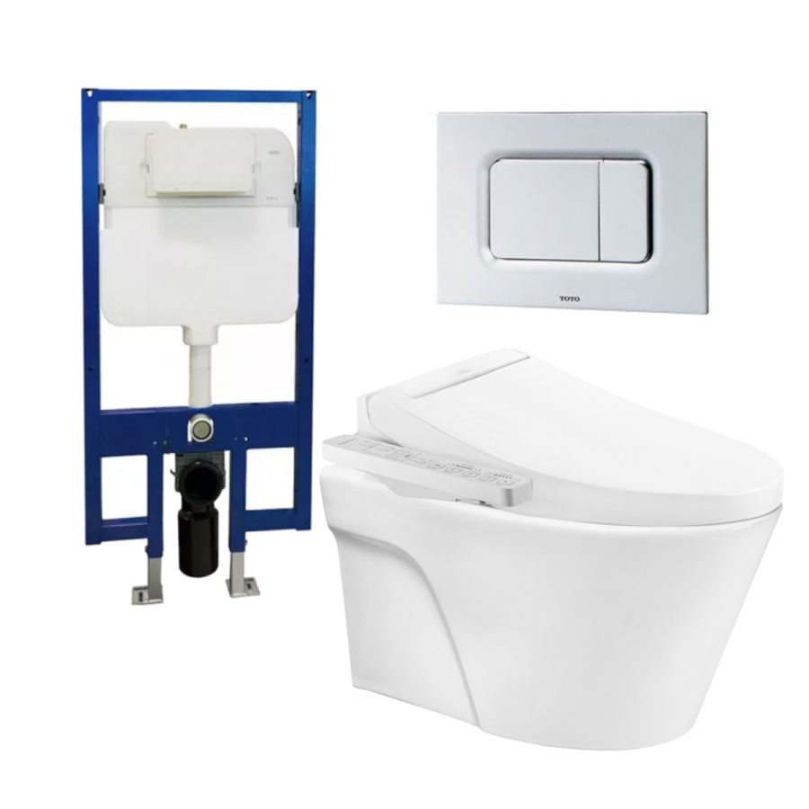 Bồn cầu treo tường Avante điện tử C2 TOTO CW822RA/TCF23410AAA/WH172A/MB170P#SS