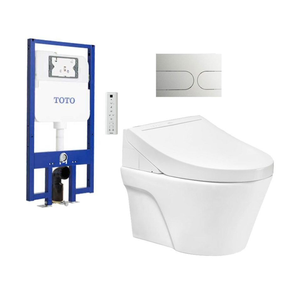 Bồn cầu treo tường điện tử C5 TOTO CW822RA/TCF24410AAA/WH172A/MB175M#SS