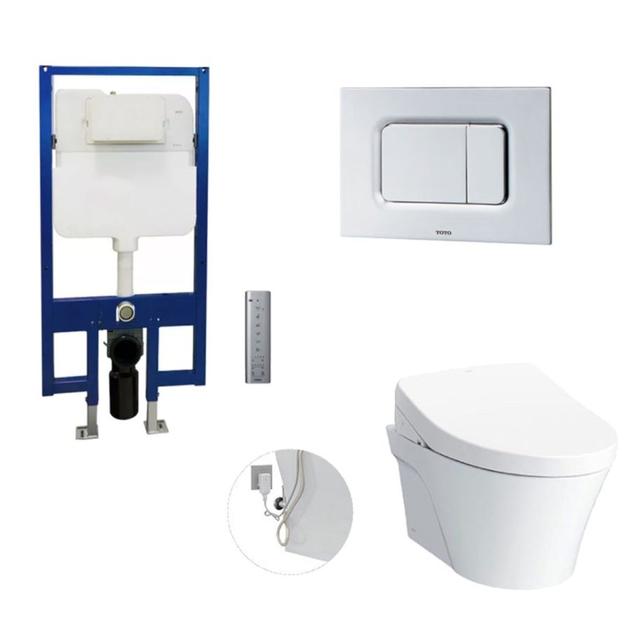 Bồn cầu treo tường Avante điện tử S7 TOTO CW822RA/TCF4911Z/WH172A/MB170P#SS