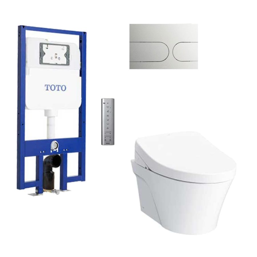 Bồn cầu treo tường điện tử S7 (giấu dây) TOTO CW822REA/TCF4911EZ/WH172AT/TCA465/MB175M#SS