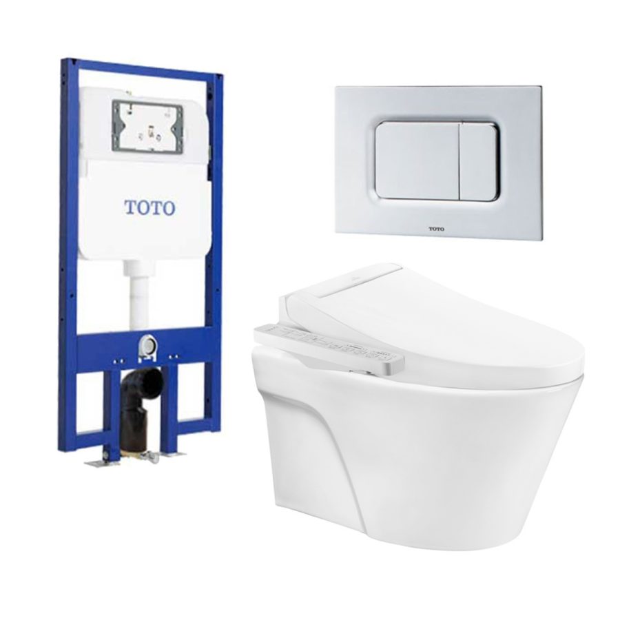 Bồn cầu treo tường điện tử C2 (giấu dây) TOTO CW822REA/TCF23460AAA/WH172AT/TCA465/MB170P#SS