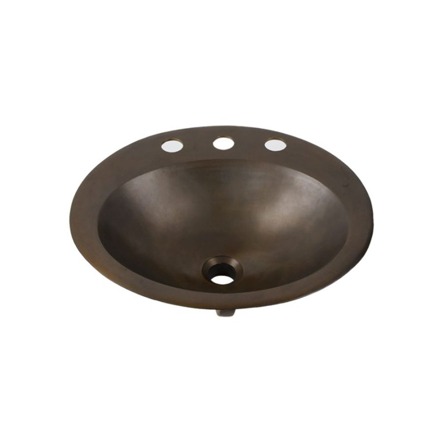 Chậu rửa lavabo dương vành Kanly bằng đồng DL6211
