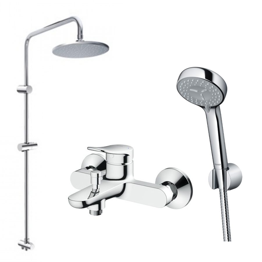 Bộ sen cây nóng lạnh TOTO DM907CS/TBS04302V/TBW07012A