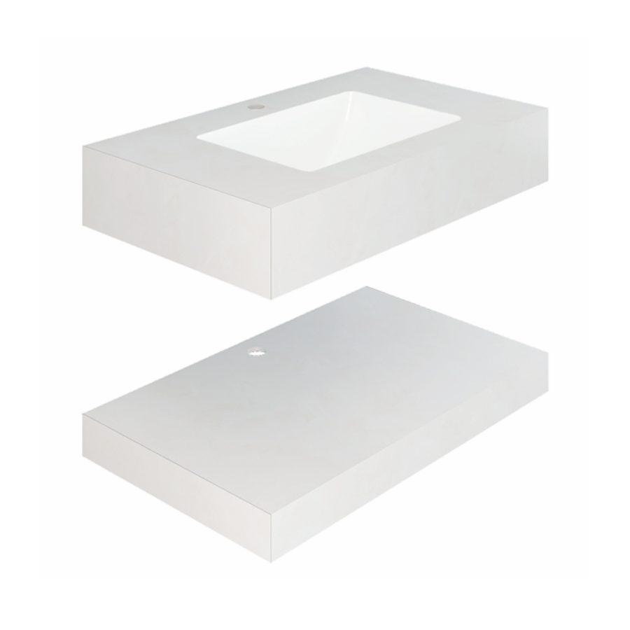 Chậu lavabo âm bàn đá 2 tầng Viglacera DNI-S01P