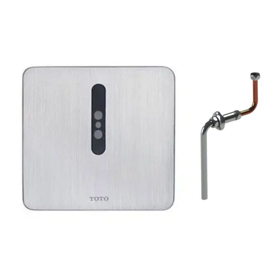 Van xả tiểu TOTO DUE126UEA/VM2L051Z cảm ứng dùng điện kèm ống nối
