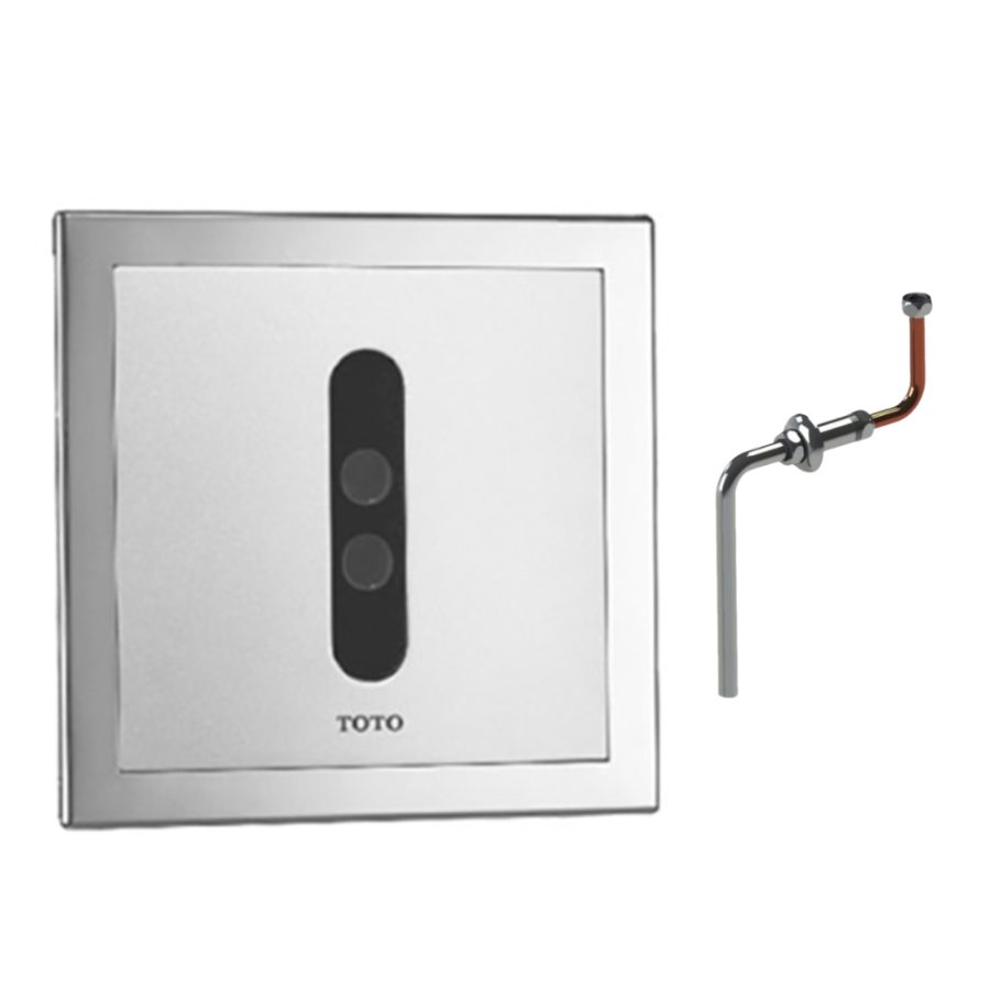 Van xả tiểu TOTO DUE126UPKA/VM2L037Z cảm ứng dùng pin kèm ống nối
