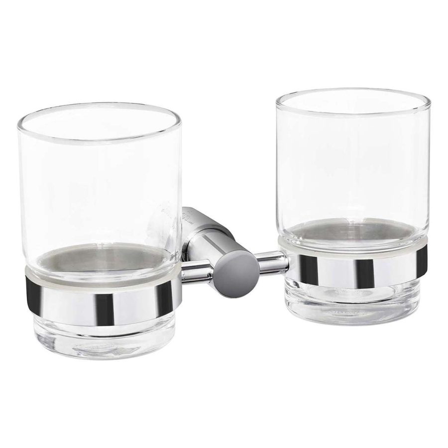 Kệ ly đôi inox 304 Tovashu E4