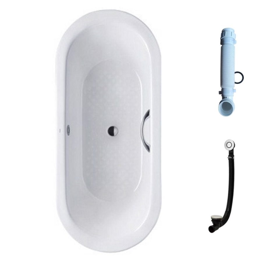 Bồn tắm TOTO FBYN1710CPE#W/TVBF412/DB505R-3B gang tráng men 1m7 gồm bộ xả thải
