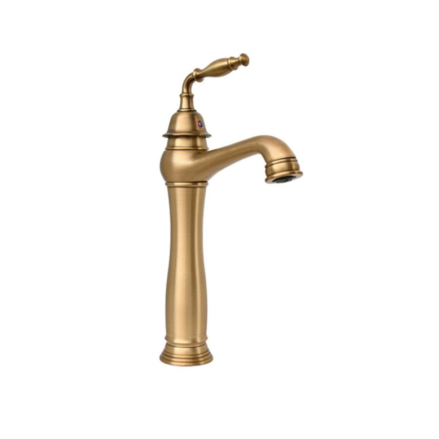 Vòi chậu lavabo nóng lạnh bằng đồng Kanly GCA14