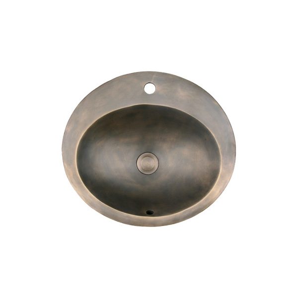 Chậu rửa mặt lavabo Kanly bằng đồng đúc GCL08