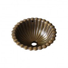 Chậu lavabo đặt bàn Kanly bằng đồng DL2911 – ảnh 2