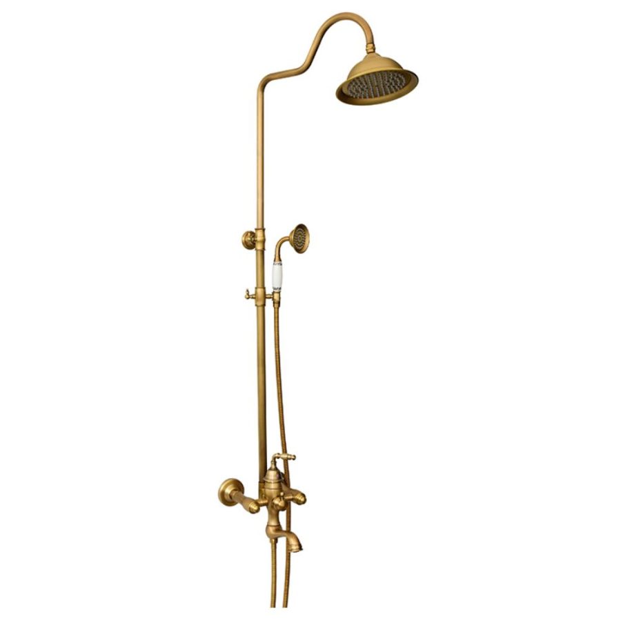 Bộ sen cây tắm đứng nóng lạnh Kanly GCS14 bằng đồng