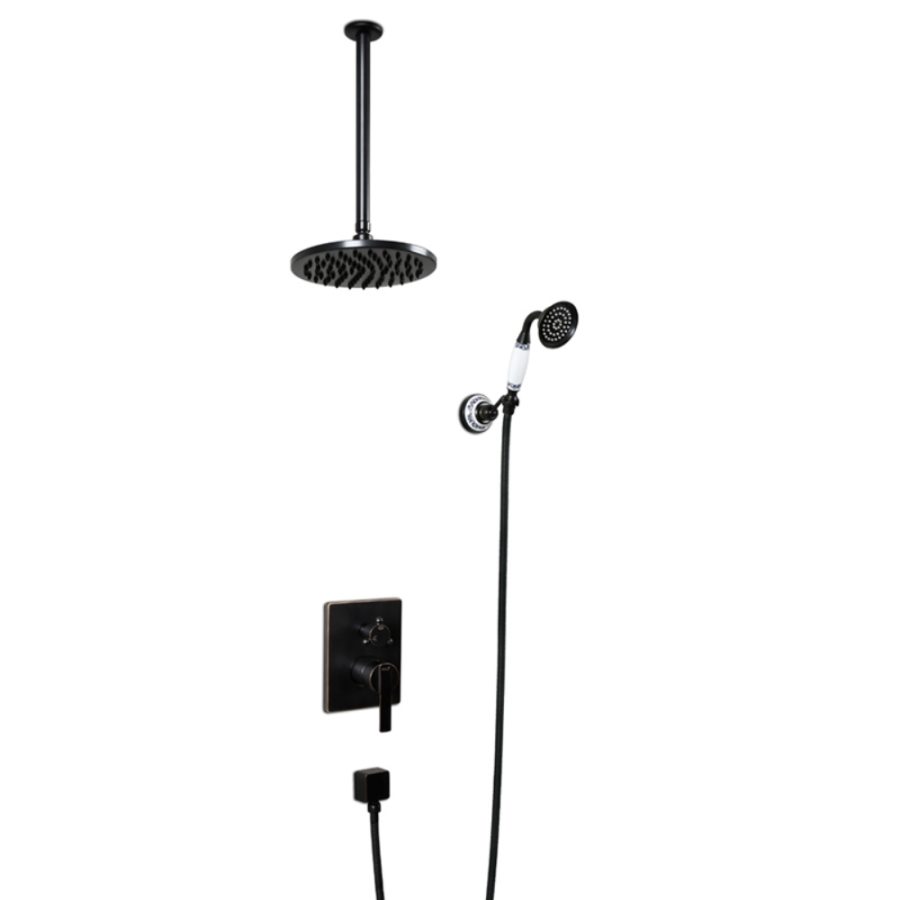 Sen tắm âm trần đồng thau cổ điển Kanly GCS76B